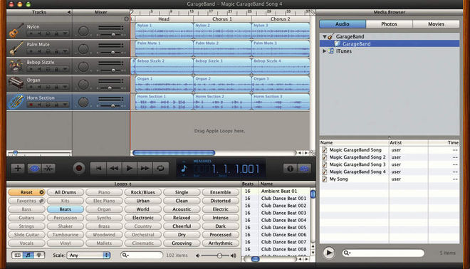 Apple Garageband '08